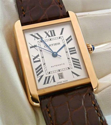 fake cartier mens watch|replica cartier tank watch for men.